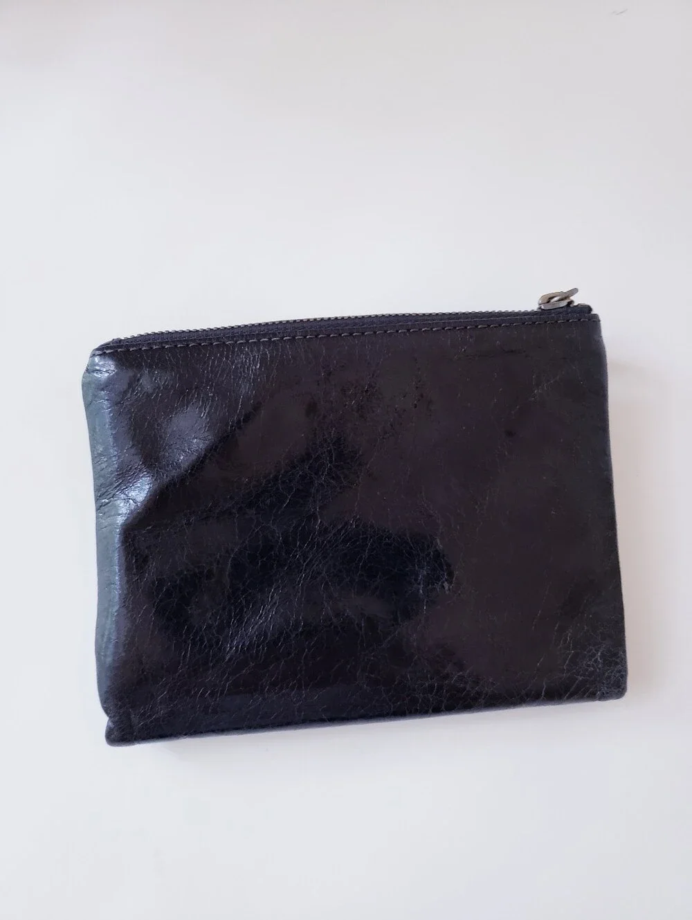 HOBO Black Brown Leather Wallet